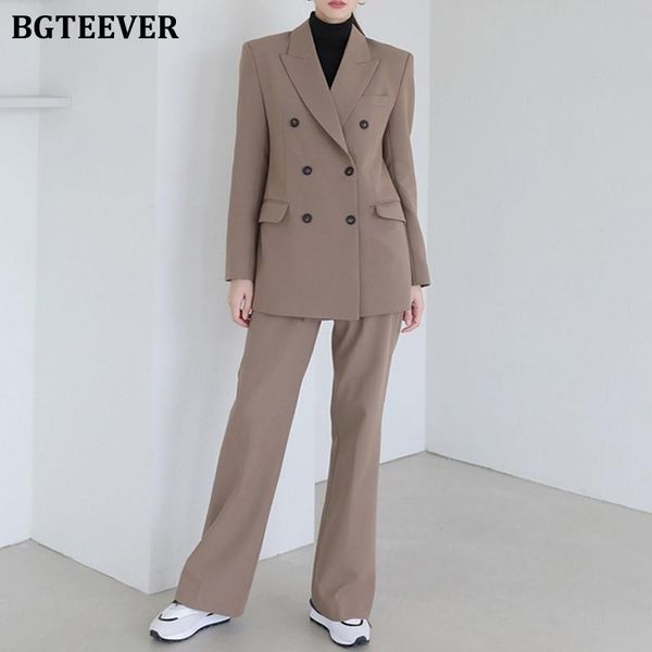 women's two piece pants bgteever stylish loose women trousers suits 2021 autumn winter double breasted suit jacket & ladies 2 pieces ol, White
women's two piece pants bgteever stylish loose women trousers suits 2021 autumn winter double breasted suit jacket & ladies 2 pieces ol, White