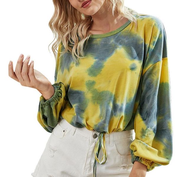women's hoodies & sweatshirts casual home sports pullover shirts tie-dye long sleeve crewneck 2021 autumn arrival, Black
women's hoodies & sweatshirts casual home sports pullover shirts tie-dye long sleeve crewneck 2021 autumn arrival, Black