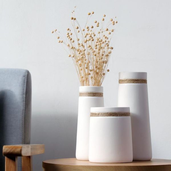 vases simple modern living room home creative decoration white vase rope japanese-style ceramic literary and artistic
vases simple modern living room home creative decoration white vase rope japanese-style ceramic literary and artistic