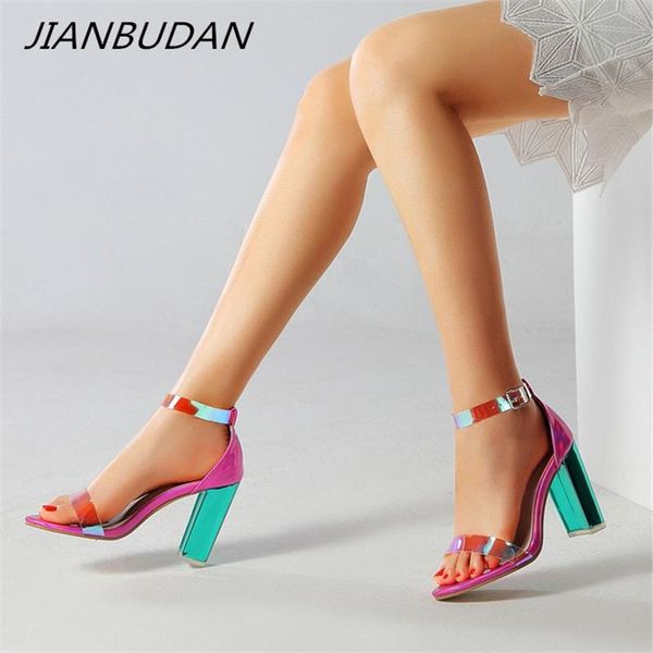 brand design high heel sandals women's summer ankle buckle pumps open toe transparent fashionable dress, Black
brand design high heel sandals women's summer ankle buckle pumps open toe transparent fashionable dress, Black