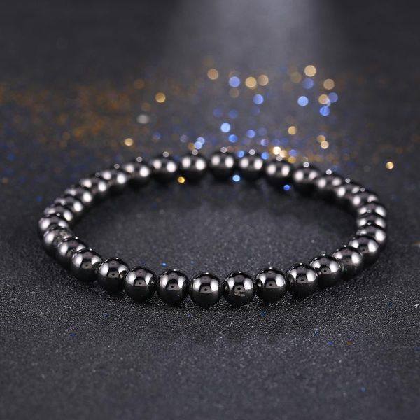 beaded, strands women men elasticity pulsera 6mm copper beads charm jewelry bracelet bangle, Black
beaded, strands women men elasticity pulsera 6mm copper beads charm jewelry bracelet bangle, Black