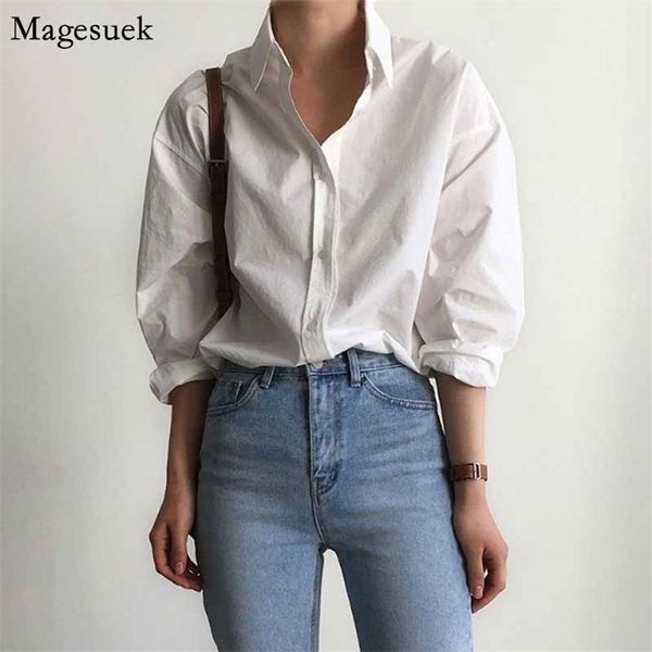 women's shirt classic chiffon blouse plus size loose long sleeve shirts female simple style clothes lady blusas 9700 210518, White
women's shirt classic chiffon blouse plus size loose long sleeve shirts female simple style clothes lady blusas 9700 210518, White