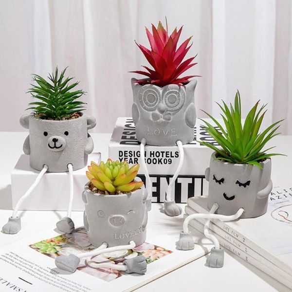 vived doll artificial bonsai handmade deskdecoration cement hanging feet simulated succulent plant for restaurant table decorative flowe
vived doll artificial bonsai handmade deskdecoration cement hanging feet simulated succulent plant for restaurant table decorative flowe