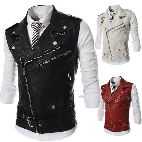 men's fur & faux brand blazer jacket men pu leather moto coat male masculino slim fit fashion style sleeveless clothes1, Black
men's fur & faux brand blazer jacket men pu leather moto coat male masculino slim fit fashion style sleeveless clothes1, Black