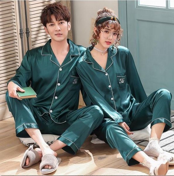 men's sleepwear couple pajamas set summer pyjamas satin cartoon couples nightwear men and women lover pijama family, Black;brown
men's sleepwear couple pajamas set summer pyjamas satin cartoon couples nightwear men and women lover pijama family, Black;brown