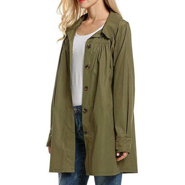 spring and summer ladies long-sleeved light waterproof outdoor hooded raincoat jacket women's wool & blends, Black
spring and summer ladies long-sleeved light waterproof outdoor hooded raincoat jacket women's wool & blends, Black