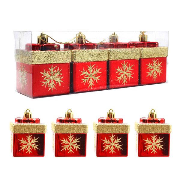gift box shaped christmas ball set 5cm square snowflake plastic ball christmas tree wreath accessories pendant
gift box shaped christmas ball set 5cm square snowflake plastic ball christmas tree wreath accessories pendant