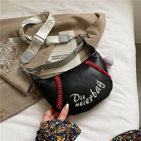embroidery design small baseball bags half-moon pu leather shoulder crossbody for women 2021 fashion female travel handbags totes
embroidery design small baseball bags half-moon pu leather shoulder crossbody for women 2021 fashion female travel handbags totes