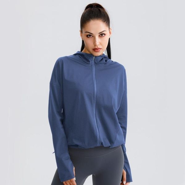 yoga outfit loose zipper hooded jacket women long sleeve sweatshirt gym drawstring sport coat windbreaker camiseta manga larga mujer
yoga outfit loose zipper hooded jacket women long sleeve sweatshirt gym drawstring sport coat windbreaker camiseta manga larga mujer