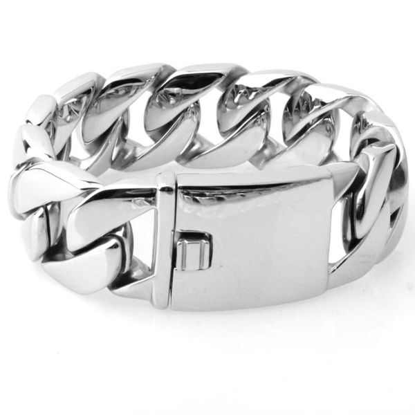 men's bracelet cuban-style chain insert buckle design solid stainless steel heavy jewelry link bold accessories hip-hop boy 26mm link,, Black
men's bracelet cuban-style chain insert buckle design solid stainless steel heavy jewelry link bold accessories hip-hop boy 26mm link,, Black