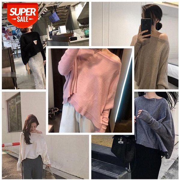 ~ lazy style sweater women's spring leaky clavicle blouse sketchy long-sleeved pullover bat sleeves #tr6n, Black
~ lazy style sweater women's spring leaky clavicle blouse sketchy long-sleeved pullover bat sleeves #tr6n, Black