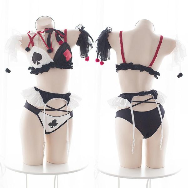 bras sets japanese love live cosplay uniform kawaii clowns poker lingerie set maid dress women role play open bra bikini, Red;black
bras sets japanese love live cosplay uniform kawaii clowns poker lingerie set maid dress women role play open bra bikini, Red;black