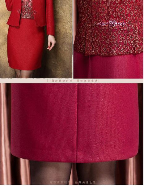 women's suits & blazers 2 pieces 2021 women work wear fashion long sleeved dress mom set mid old age clothing plus, White;black
women's suits & blazers 2 pieces 2021 women work wear fashion long sleeved dress mom set mid old age clothing plus, White;black