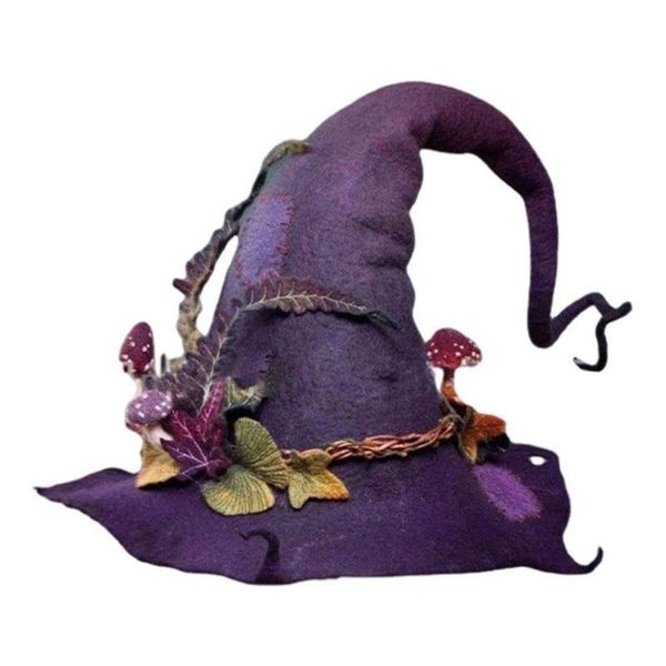 party hats creative halloween flower felt witch handmade costume cosplay props for women butterfly plants decor
party hats creative halloween flower felt witch handmade costume cosplay props for women butterfly plants decor