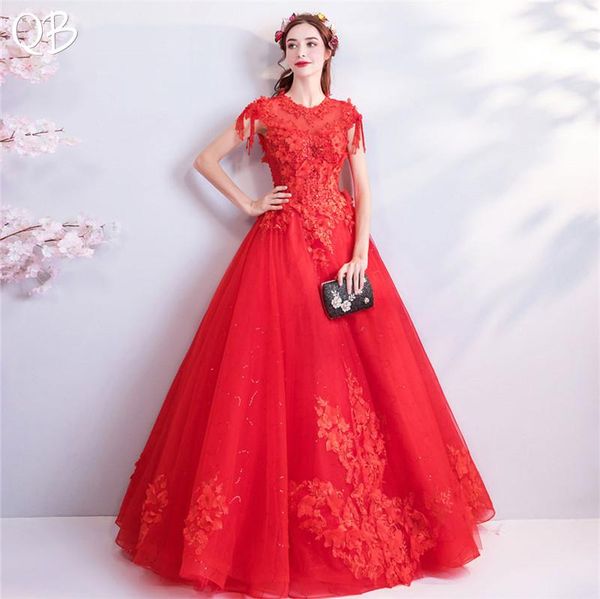 party dresses red ball gown tulle lace flowers beading crystal luxury evening 2021 fashion bride prom dress xh150, White;black
party dresses red ball gown tulle lace flowers beading crystal luxury evening 2021 fashion bride prom dress xh150, White;black
