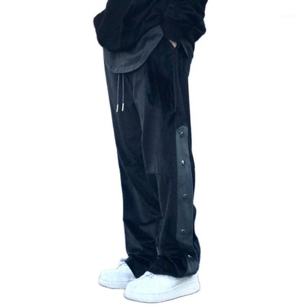 stitching loose straight pants men's european and american fashion brand leg split casual street trend 48161230, Black
stitching loose straight pants men's european and american fashion brand leg split casual street trend 48161230, Black
