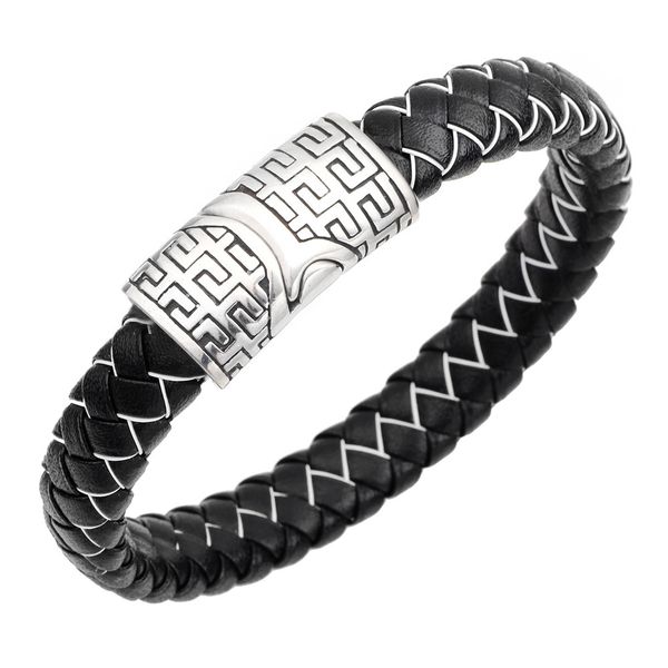 stainless steel great wall pattern bracelet genuine cowhide bracelet men's bracelet jewelry, Golden;silver
stainless steel great wall pattern bracelet genuine cowhide bracelet men's bracelet jewelry, Golden;silver