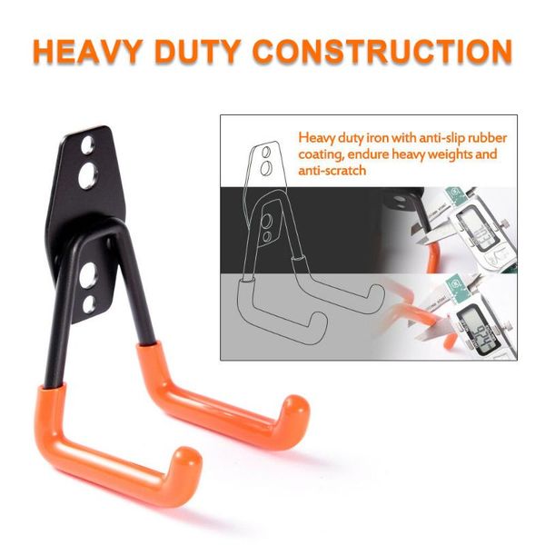 hooks & rails 1pc heavy duty hook w/screw wall mounted organizer iron hanger sturdy storage rack ladder/chair/bike round/square garage/kitch
hooks & rails 1pc heavy duty hook w/screw wall mounted organizer iron hanger sturdy storage rack ladder/chair/bike round/square garage/kitch