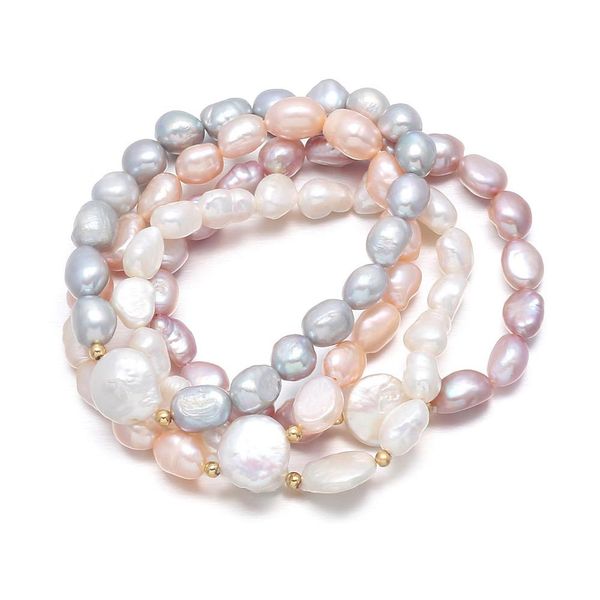 natural freshwater pearl bracelet rice shape chains button accessories for woman purple/white/pink /grey, Black
natural freshwater pearl bracelet rice shape chains button accessories for woman purple/white/pink /grey, Black
