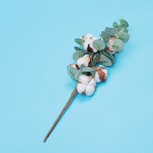 decorative flowers & wreaths 4pcs artificial cotton plant fake eucalyptus leaf ornaments for home garden wedding decoration
decorative flowers & wreaths 4pcs artificial cotton plant fake eucalyptus leaf ornaments for home garden wedding decoration