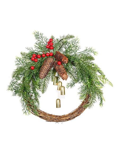 christmas decorations artificial garlands front door wreaths wreath decorated with pine cones bell and rattan for wall home de
christmas decorations artificial garlands front door wreaths wreath decorated with pine cones bell and rattan for wall home de