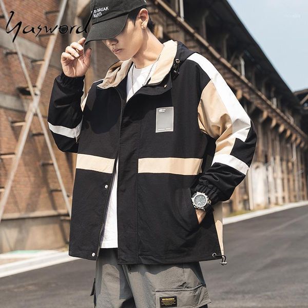 yasword autumn jacket men 2021 loose jackets hooded windbreaker fashion coats1, Black;brown
yasword autumn jacket men 2021 loose jackets hooded windbreaker fashion coats1, Black;brown