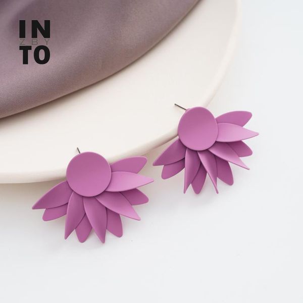 into zby trendy purple paint stud earrings for women large statement geometric flower earring fashion jewelry party festival, Golden;silver
into zby trendy purple paint stud earrings for women large statement geometric flower earring fashion jewelry party festival, Golden;silver