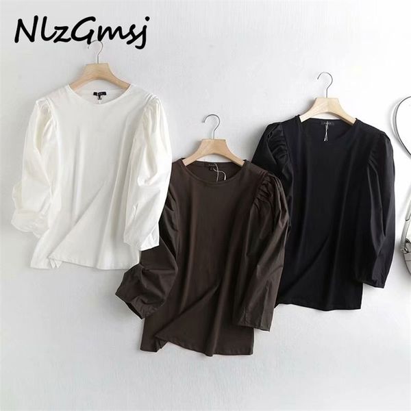 nlzgmsj women fashion poplin cropped blouses vintage o neck long sleeve female shirts chic 210628, White
nlzgmsj women fashion poplin cropped blouses vintage o neck long sleeve female shirts chic 210628, White