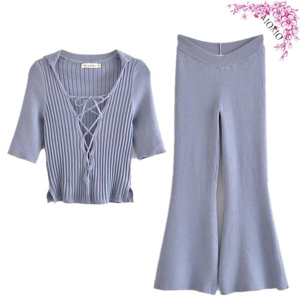 women's two piece pants 2021 autumn and winter lapel dark purple tie short-sleeved knitted cardigan shirt t-shirt + flared trousers sui, White
women's two piece pants 2021 autumn and winter lapel dark purple tie short-sleeved knitted cardigan shirt t-shirt + flared trousers sui, White