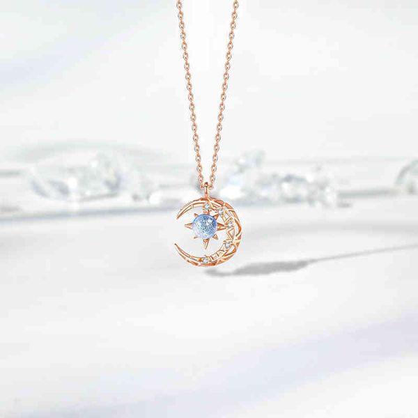 2021 new blue starry sky galaxy octagonal star necklace female dream falling star moon hollowed out crescent diamond clavicle chain, Black
2021 new blue starry sky galaxy octagonal star necklace female dream falling star moon hollowed out crescent diamond clavicle chain, Black
