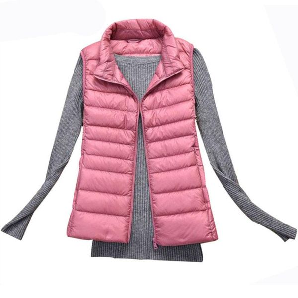 women's vests female autumn winter warm vest light ultra-thin fashion ladies slim jacket sleeveless stand collar women duck down coat p, Black;white
women's vests female autumn winter warm vest light ultra-thin fashion ladies slim jacket sleeveless stand collar women duck down coat p, Black;white