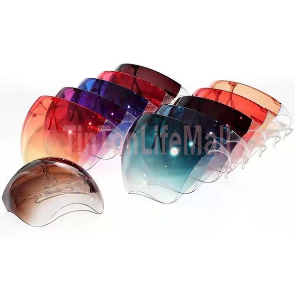 in stock gradient color protective faceshield mask with glasses frame transparent full face cover anti-fog face shield clear designer masks
in stock gradient color protective faceshield mask with glasses frame transparent full face cover anti-fog face shield clear designer masks