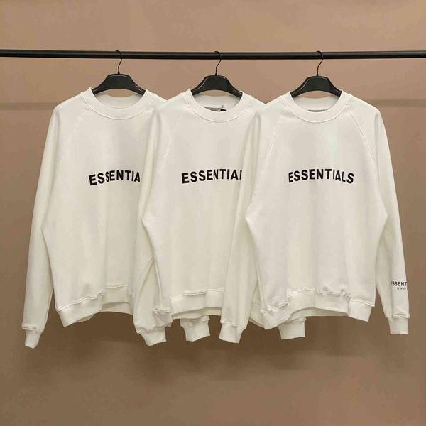 of correct version chao brand fog double thread essentials gel dripping couple's sweater, Black
of correct version chao brand fog double thread essentials gel dripping couple's sweater, Black
