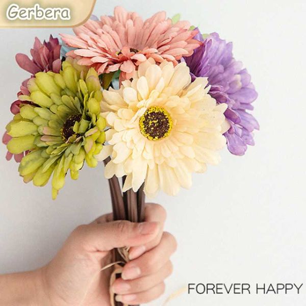 decorative flowers & wreaths 1bundle high simulation gerbera silk flower wedding holding reuse party decor home garden diy plastic gift
decorative flowers & wreaths 1bundle high simulation gerbera silk flower wedding holding reuse party decor home garden diy plastic gift