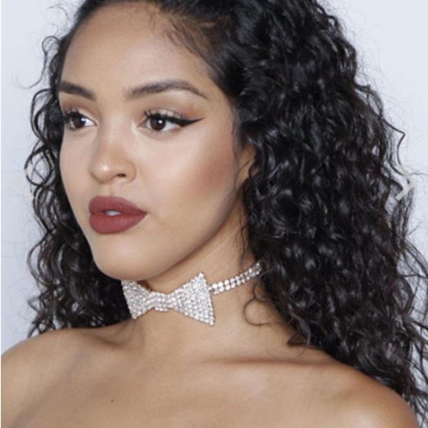 chokers 2021 bow crystal rhinestone choker necklace women wedding accessories fashion butterfly jewelry tie for gril party, Golden;silver
chokers 2021 bow crystal rhinestone choker necklace women wedding accessories fashion butterfly jewelry tie for gril party, Golden;silver