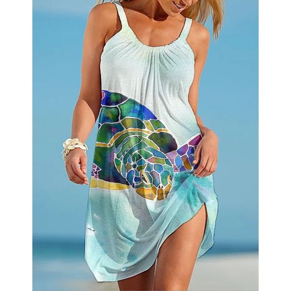 azure long-sleeved round neck strap new style 3d printing loose summer beach seabed animal ocs sling sleeveless casual dress, Black;gray
azure long-sleeved round neck strap new style 3d printing loose summer beach seabed animal ocs sling sleeveless casual dress, Black;gray