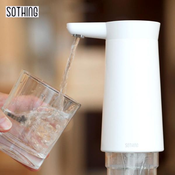 sothing electric water dispenser one-key control long battery life household portable automatic drink bottle pump smart home
sothing electric water dispenser one-key control long battery life household portable automatic drink bottle pump smart home