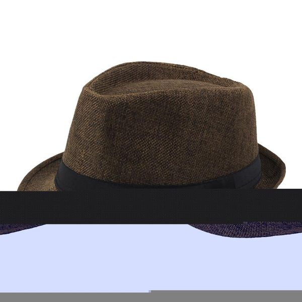 spring summer retro men's hats breathable linen jazz plaid hat bowler classic version chapeau #p2 stingy brim, Blue;gray
spring summer retro men's hats breathable linen jazz plaid hat bowler classic version chapeau #p2 stingy brim, Blue;gray