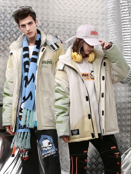 1pc ombre cartoon & slogan graphic drop shoulder hooded winter coat r3eo#, Black;brown
1pc ombre cartoon & slogan graphic drop shoulder hooded winter coat r3eo#, Black;brown
