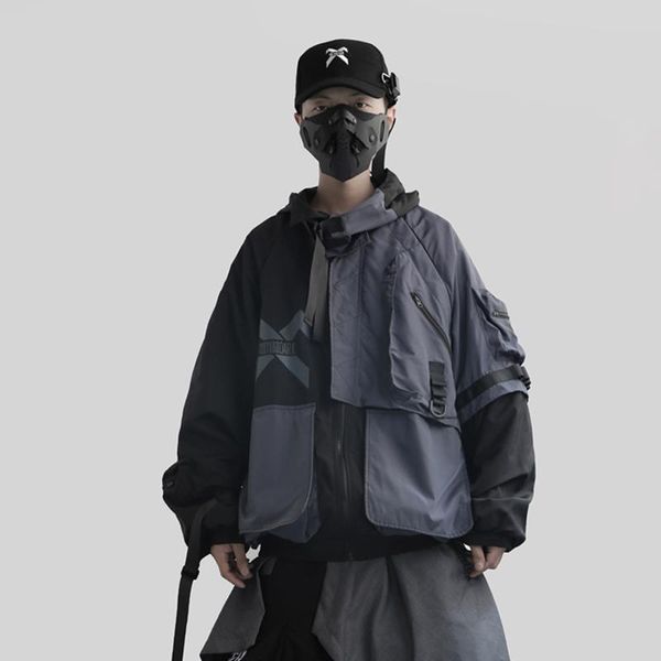 hip hop tactical jackets men windbreaker 2021 autumn loose outdoor jacket techwear fashion streetwear coats black men's, Black;brown
hip hop tactical jackets men windbreaker 2021 autumn loose outdoor jacket techwear fashion streetwear coats black men's, Black;brown