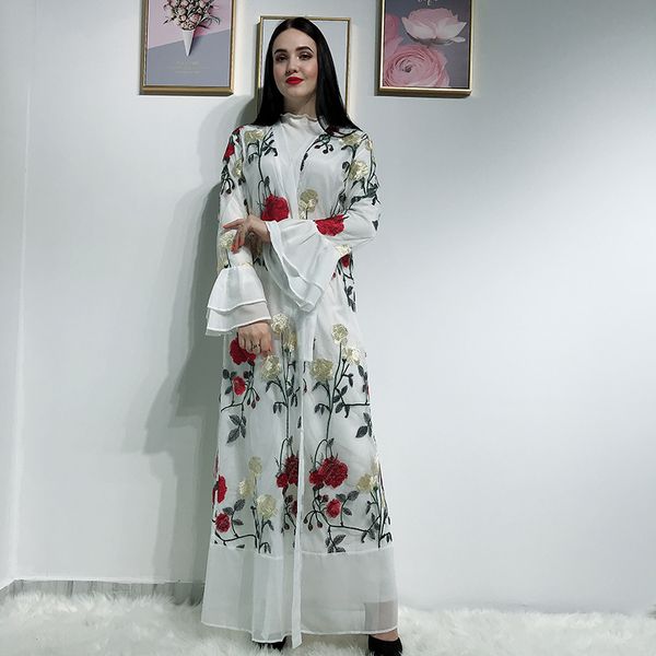 embroidery kimono open abaya dubai kaftan islam muslim hijab dress abayas for women robe caftan turkish dresses islamic clothing, Red
embroidery kimono open abaya dubai kaftan islam muslim hijab dress abayas for women robe caftan turkish dresses islamic clothing, Red