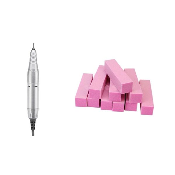 nail art kits 1 pcs professional electric drill pen & 50 buffing buffer block files tips
nail art kits 1 pcs professional electric drill pen & 50 buffing buffer block files tips