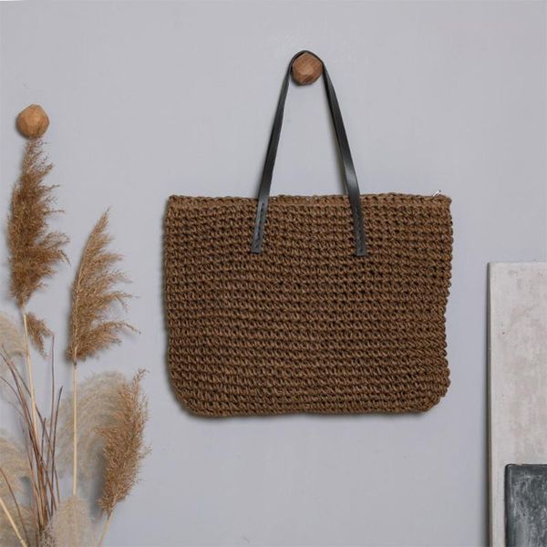 duffel bags 066c women boho woven straw large capacity tote bag with faux leather handle zipper weaving single shoulder handbag purse
duffel bags 066c women boho woven straw large capacity tote bag with faux leather handle zipper weaving single shoulder handbag purse