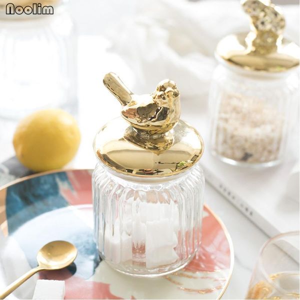 storage bottles & jars nordic golden ceramic glass sealed jar candy snack home tank kitchen food containers with wedding gift boxs
storage bottles & jars nordic golden ceramic glass sealed jar candy snack home tank kitchen food containers with wedding gift boxs