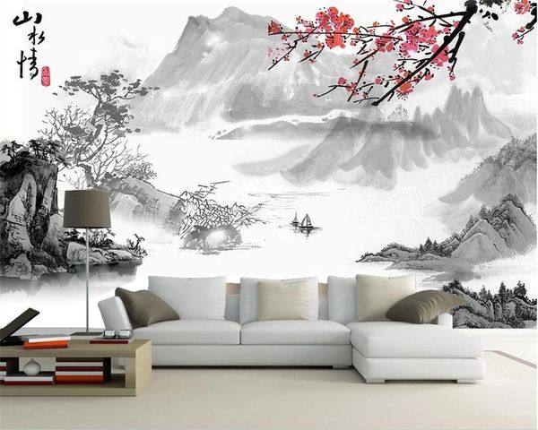 custom self adhesive wallpaper chinese artistic conception home decoration tv sofa background mural 3d waterproof wallpapers
custom self adhesive wallpaper chinese artistic conception home decoration tv sofa background mural 3d waterproof wallpapers