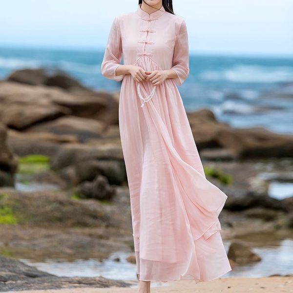 meditation robe vintage femme cheongsam traditional chinese dress qipao robe oriental woman dress 2021 spring summer 10184, Red
meditation robe vintage femme cheongsam traditional chinese dress qipao robe oriental woman dress 2021 spring summer 10184, Red
