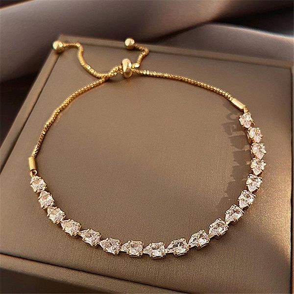 link, chain delicate jewelry women bracelet design zircon for girl lady party wedding gifts, Black
link, chain delicate jewelry women bracelet design zircon for girl lady party wedding gifts, Black