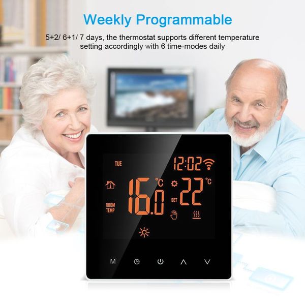 smart home control thermostat digital temperature controller app lcd displaytouch screen week programmable electric floor heating
smart home control thermostat digital temperature controller app lcd displaytouch screen week programmable electric floor heating
