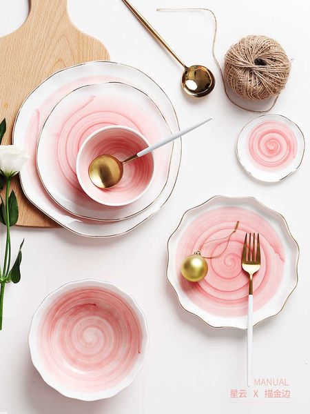home creative ins net red simple bowl and dish set meal nordic ceramic large face bowl girl heart personalized dishes and chopsticks
home creative ins net red simple bowl and dish set meal nordic ceramic large face bowl girl heart personalized dishes and chopsticks