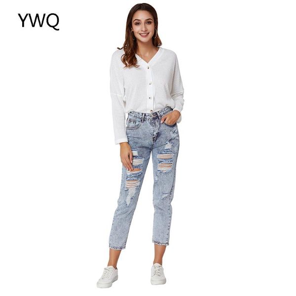 jeans high waisted women baggy gray ripped pants vintage zipper hole straight leg female trousers loose mom cropped women's, Blue
jeans high waisted women baggy gray ripped pants vintage zipper hole straight leg female trousers loose mom cropped women's, Blue